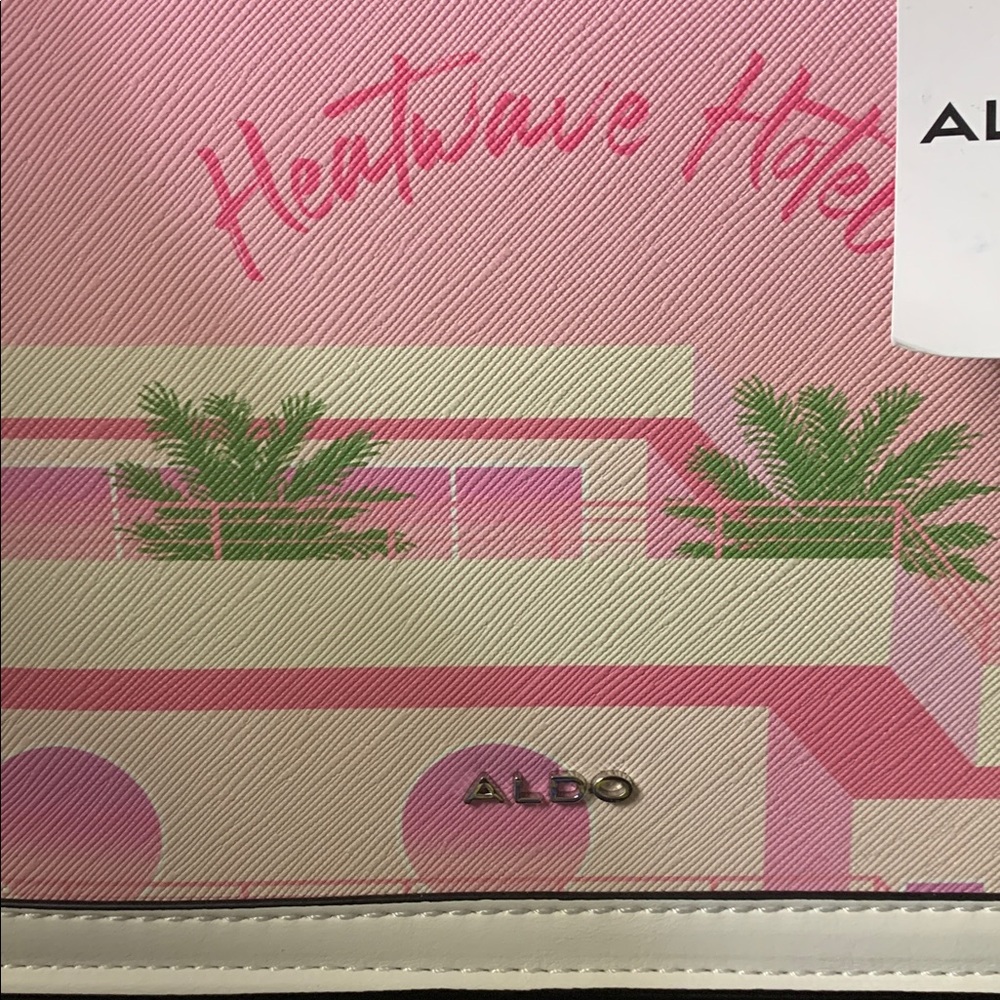 Aldo Heatwave Hotel Tote/Crossbody bag (NWT) Pink - Picture 4 of 13